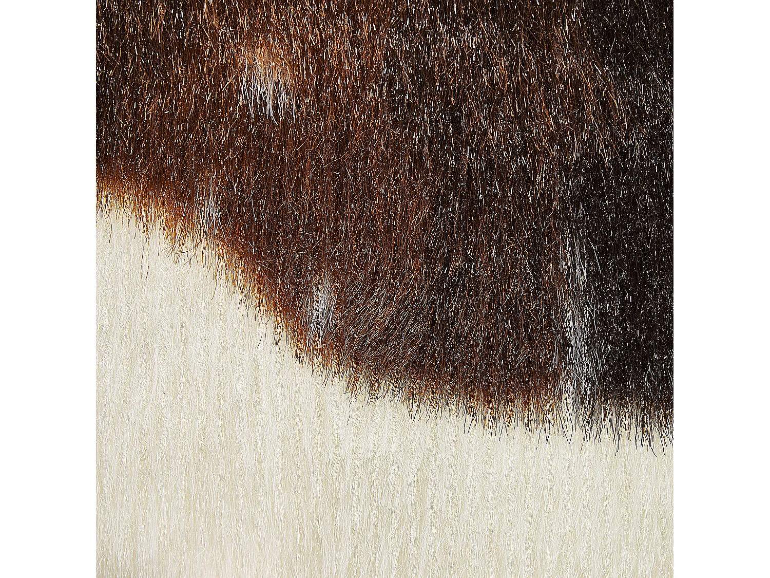 Vloerkleed koeienprint wit/bruin 90 x 60 cm NAMBUNG