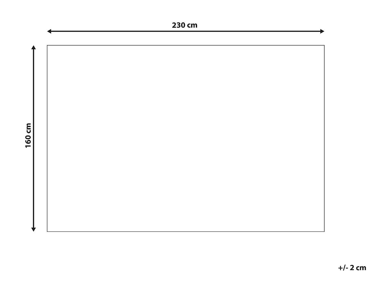 Vloerkleed wol crème 160 x 230 cm ELLEK