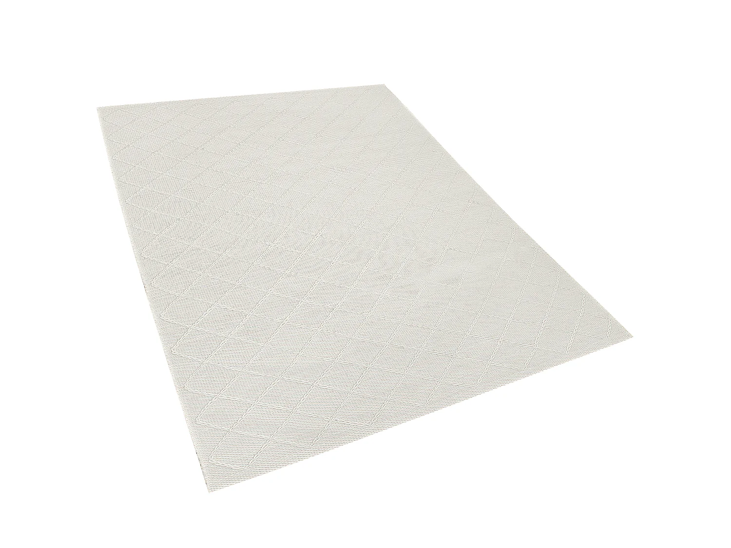 Alfombra de lana blanco crema 160 x 230 cm ELLEK