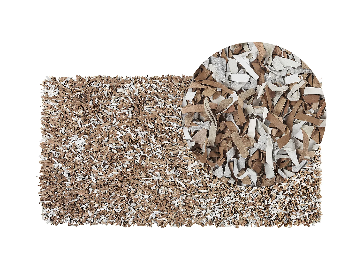 Tapis MUT 80 x 150 cm Cuir Marron