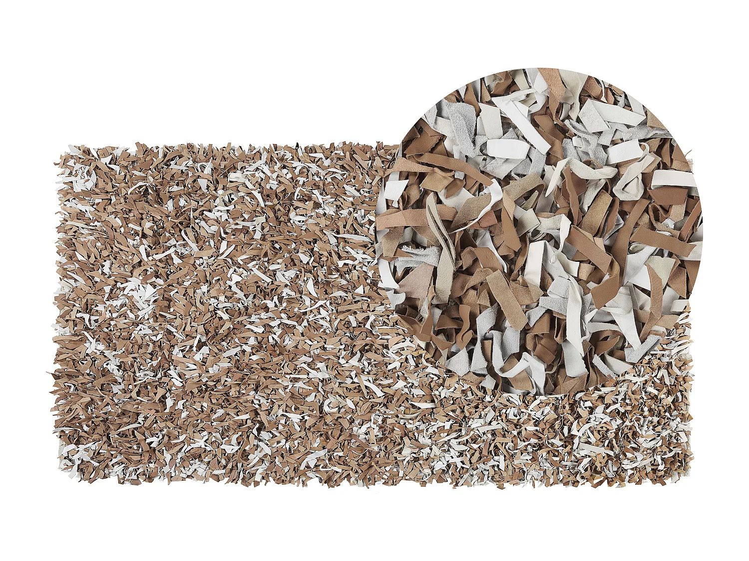 Tapis MUT 80 x 150 cm Cuir Marron