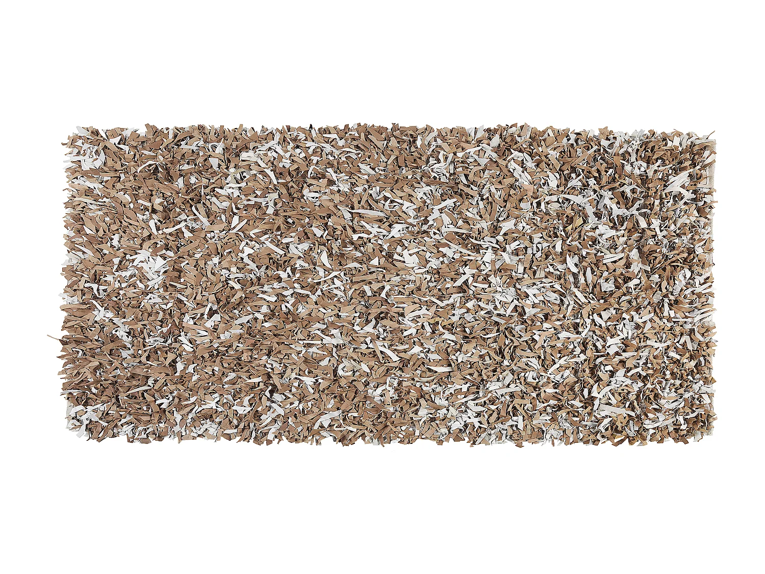 Vloerkleed MUT 80 x 150 cm Leer Bruin