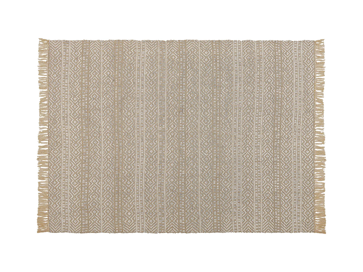 Vloerkleed jute beige 140 x 200 cm DORTYOL