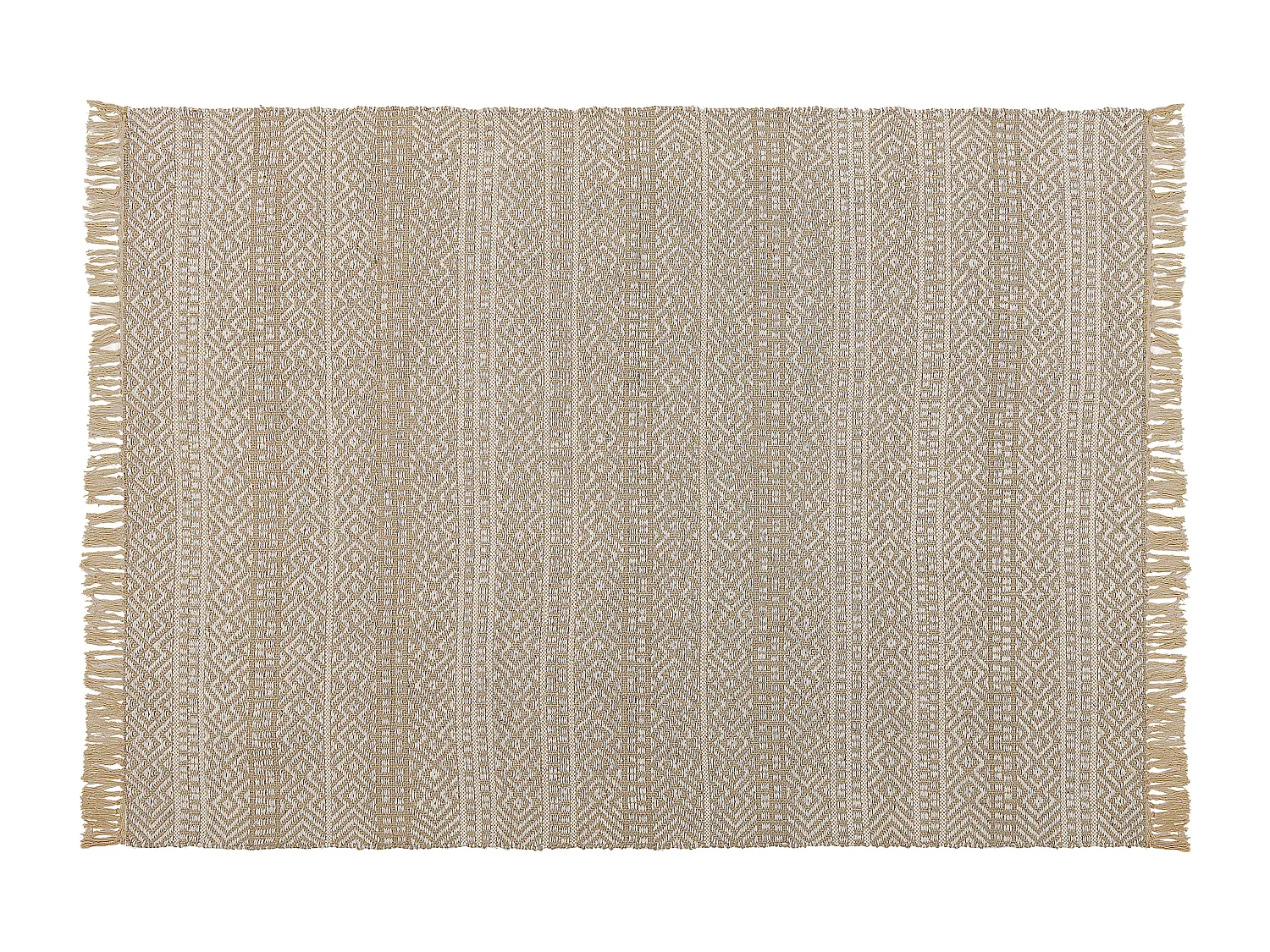 Vloerkleed jute beige 140 x 200 cm DORTYOL