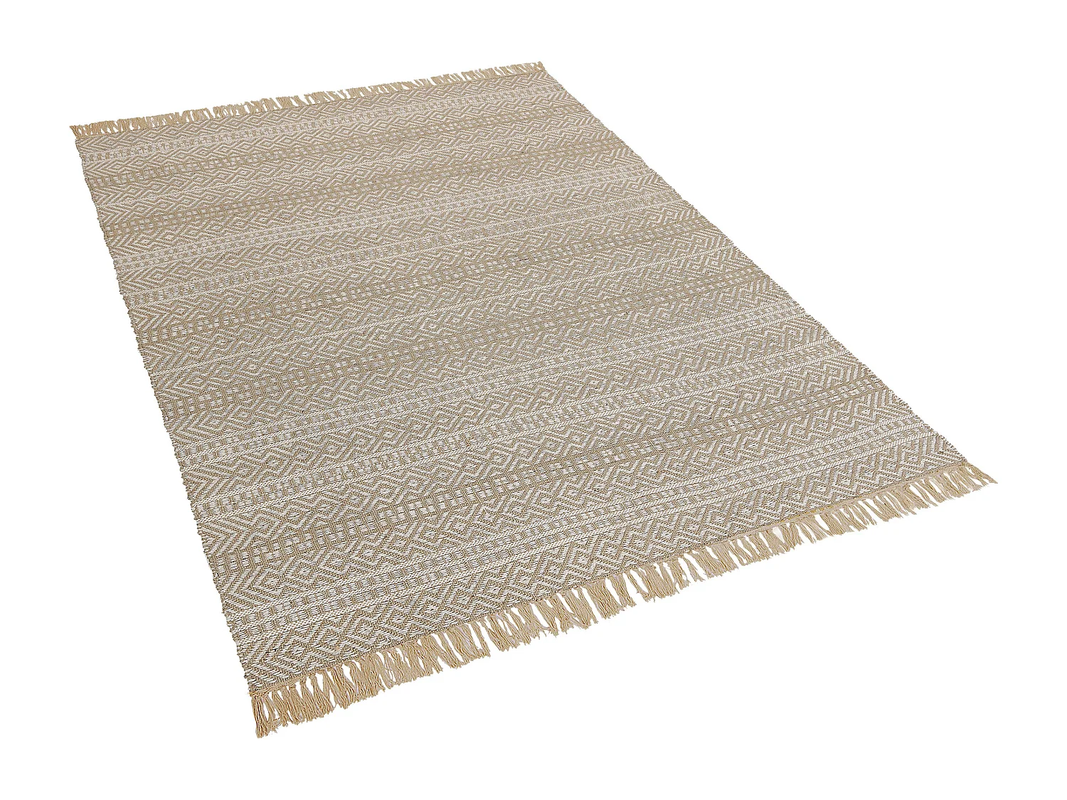 Vloerkleed jute beige 140 x 200 cm DORTYOL