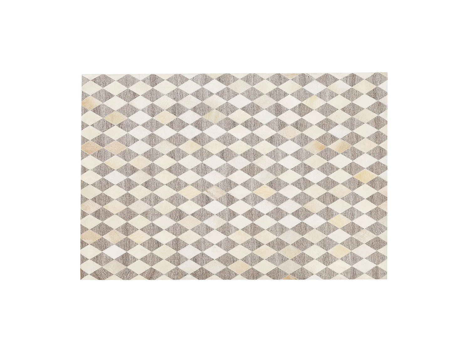Tapis SESLICE Beige 140 x 200 cm Cuir