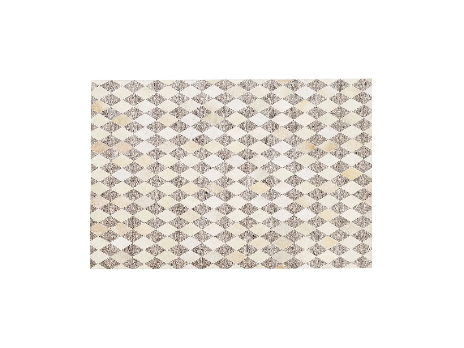 Tapis SESLICE Beige 140 x 200 cm Cuir