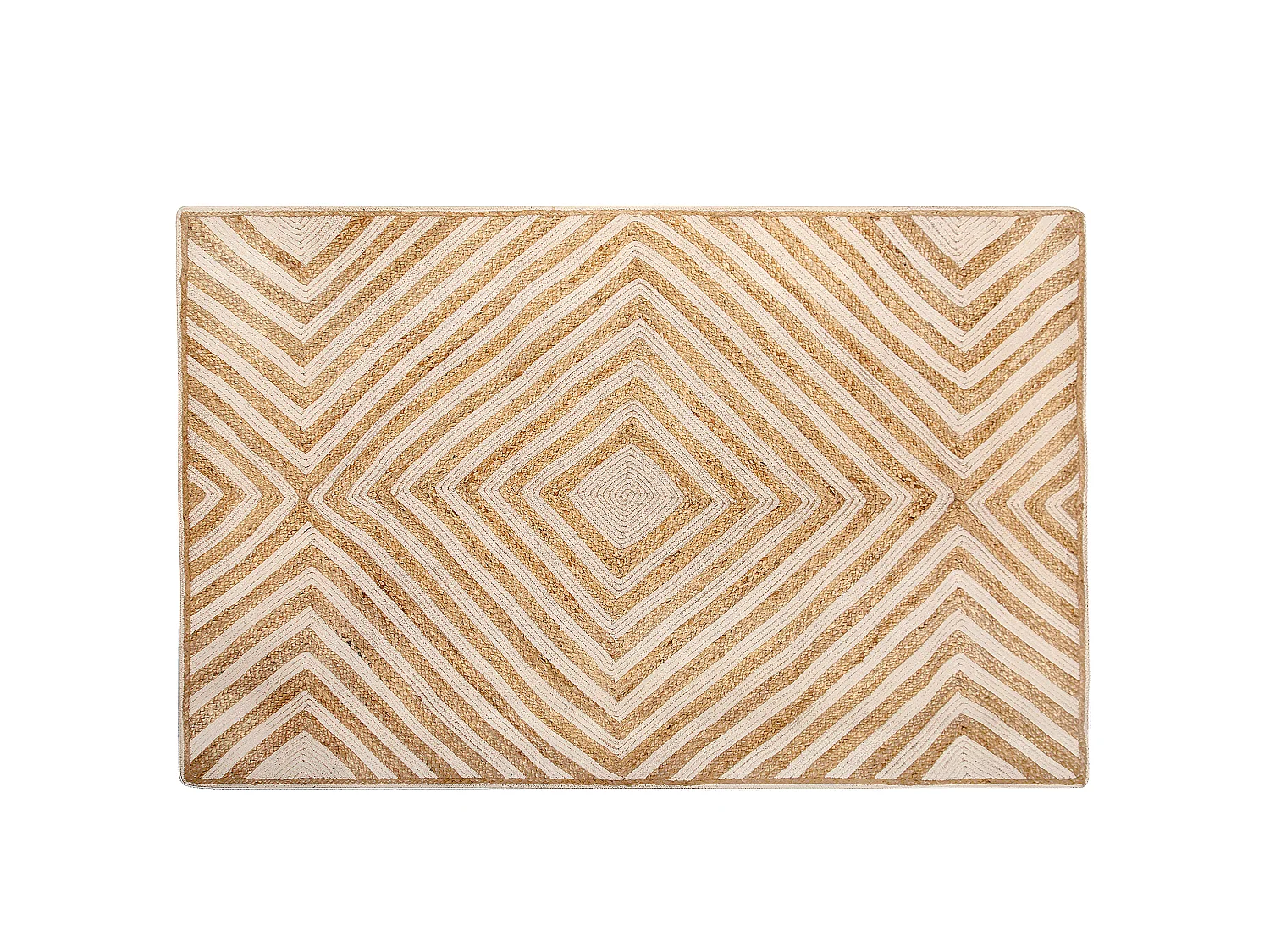 Alfombra PIRLI 140 x 200 cm Yute Beige