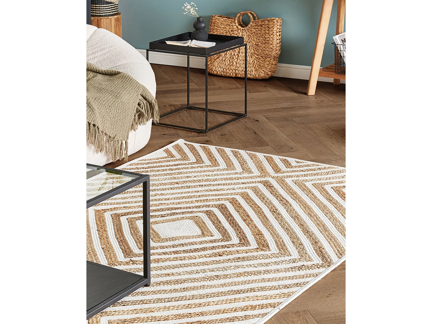 Tapis PIRLI Beige 140 x 200 cm Jute