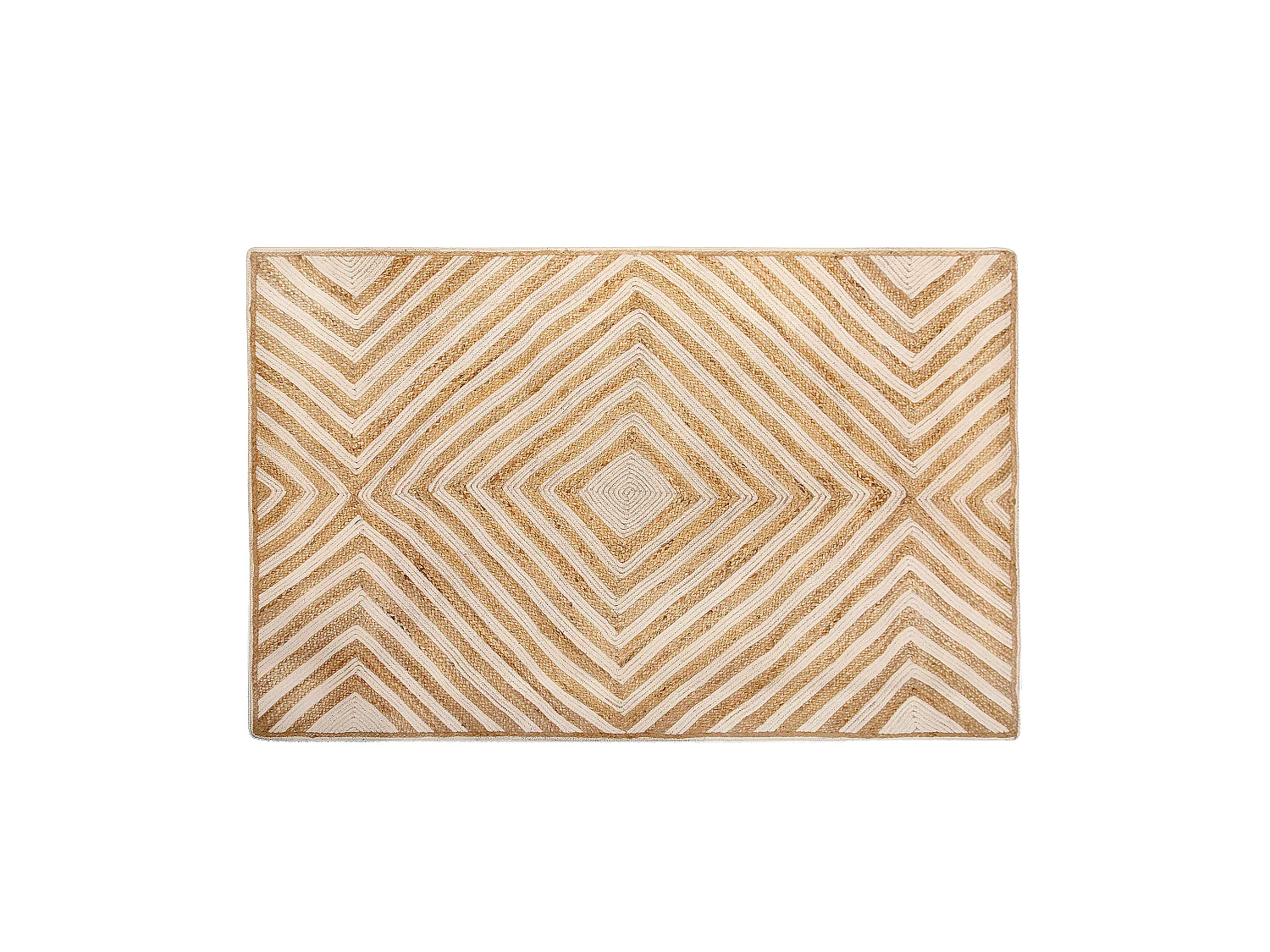 Vloerkleed PIRLI 140 x 200 cm Jute Beige