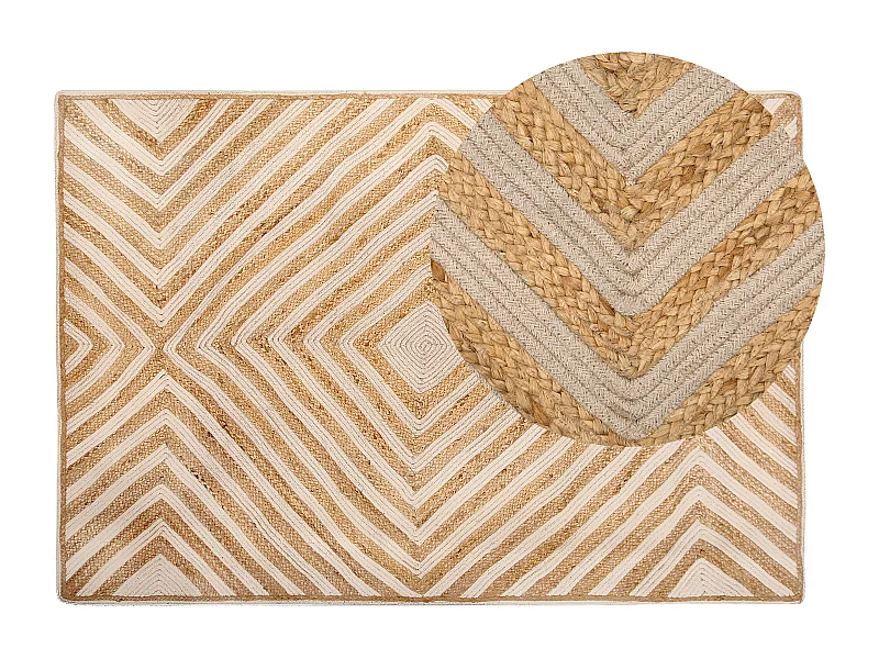 Tapis PIRLI Beige 140 x 200 cm Jute