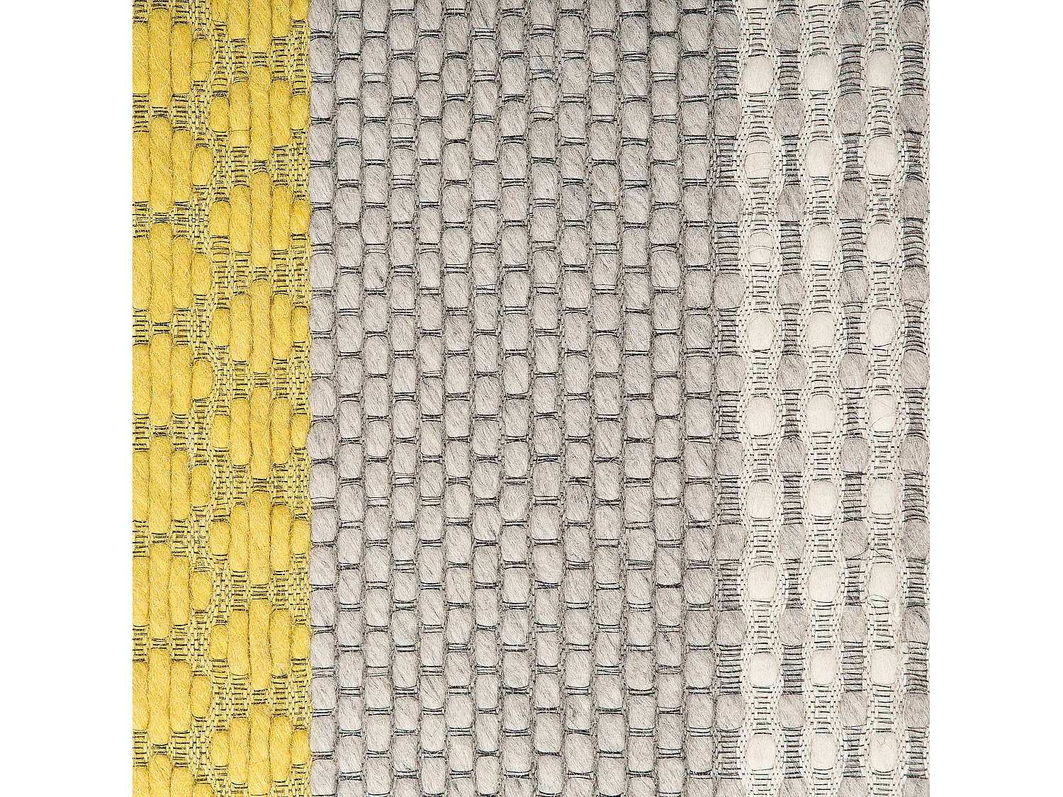 Vloerkleed wol grijs/geel 160 x 220 cm AKKAYA