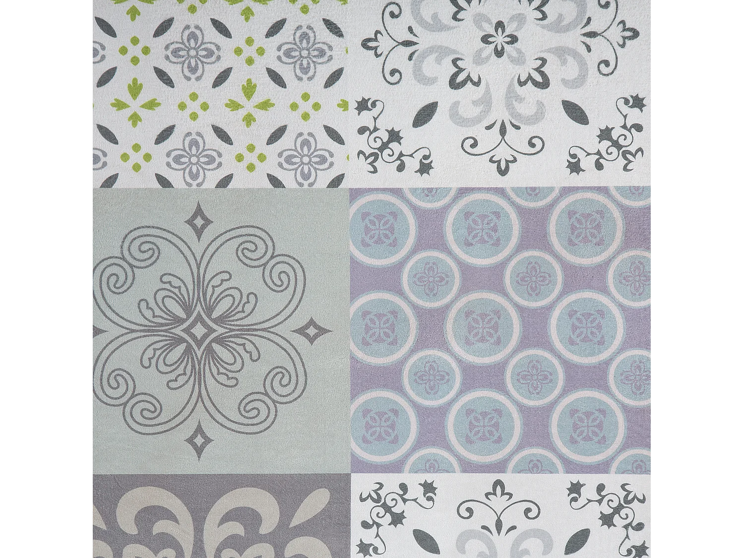 Vloerkleed polyester blauw 140 x 200 cm INKAYA