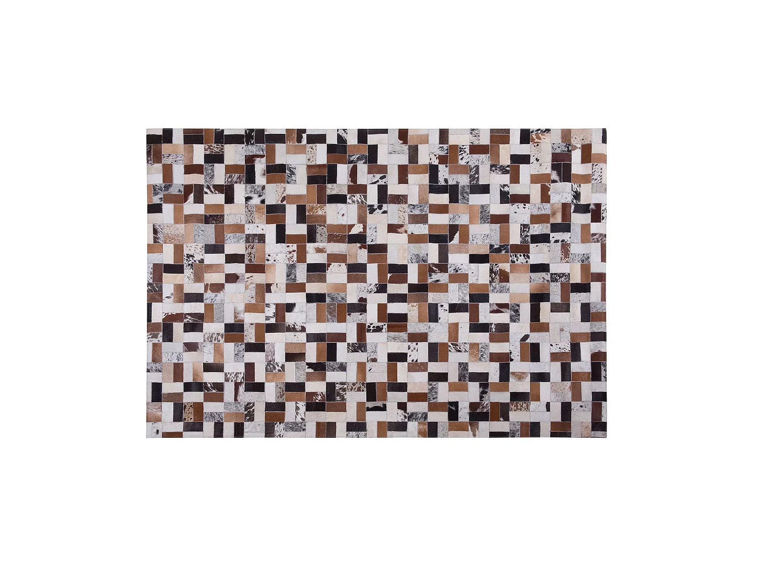Tapis CESME 160 x 230 cm Cuir Multicolore