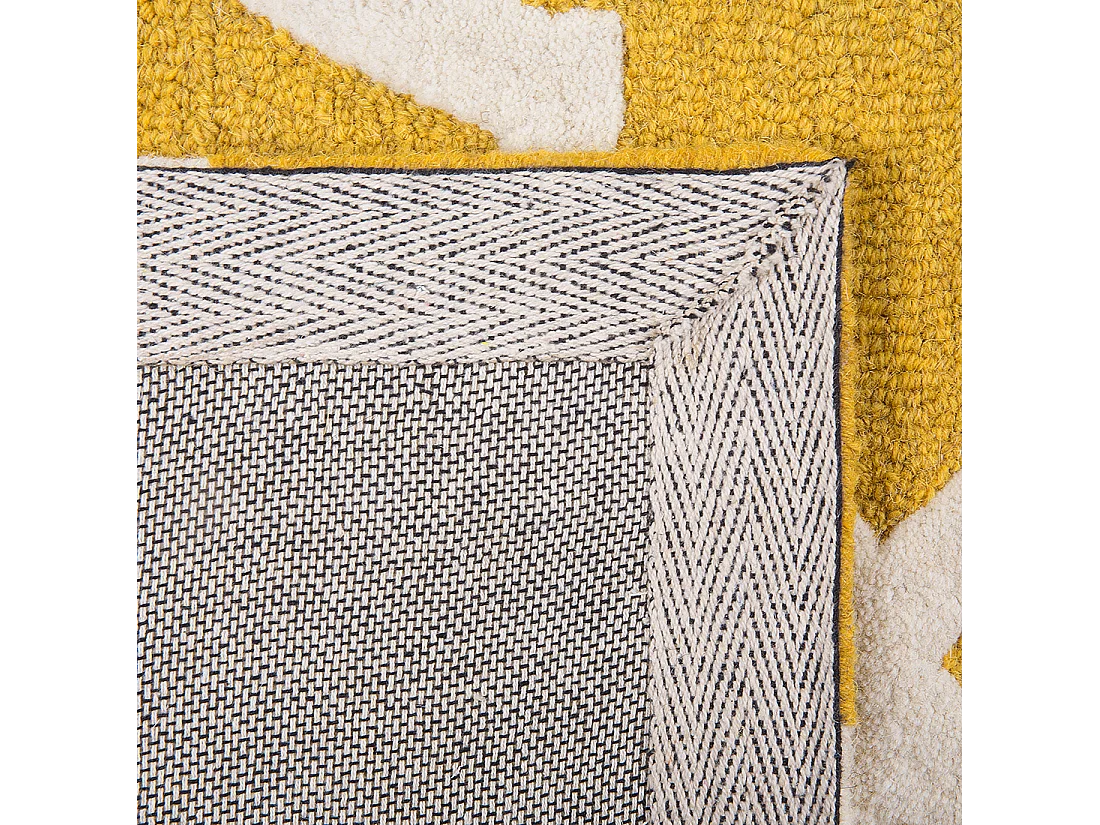 Tapis SILVAN Jaune 160 x 230 cm Laine