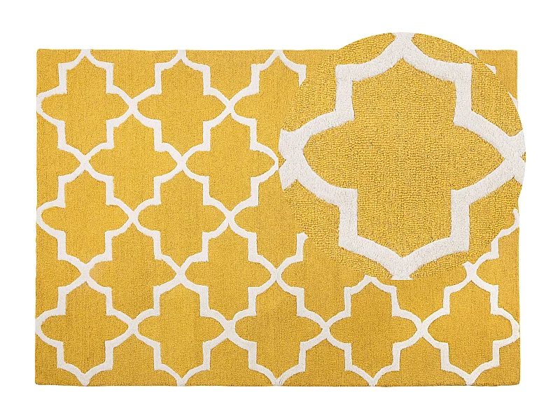 Tapis SILVAN Jaune 160 x 230 cm Laine