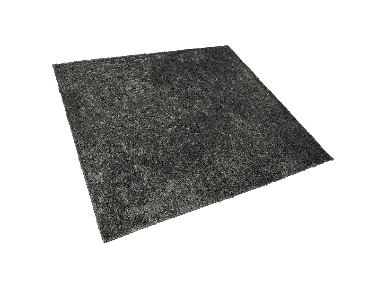 Teppich dunkelgrau 200 x 200 cm Shaggy EVREN