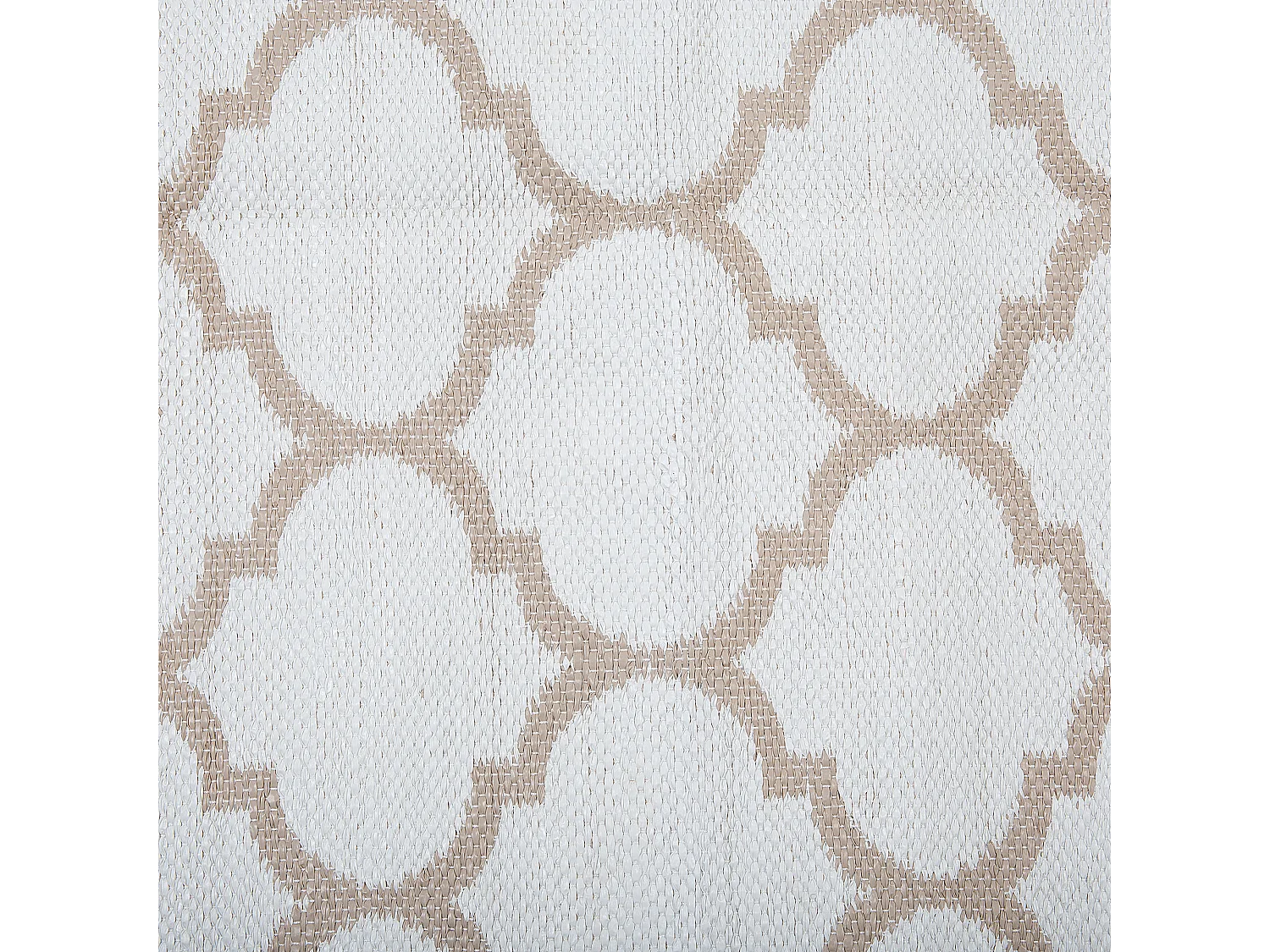 Alfombra de exterior AKSU 140 x 200 cm Beige Reversible