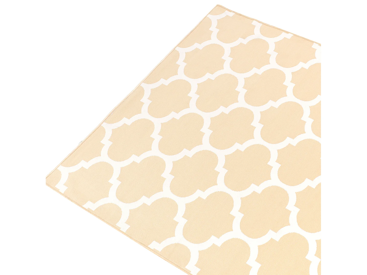 Tapis d'extérieur AKSU Beige 140 x 200 cm Réversible