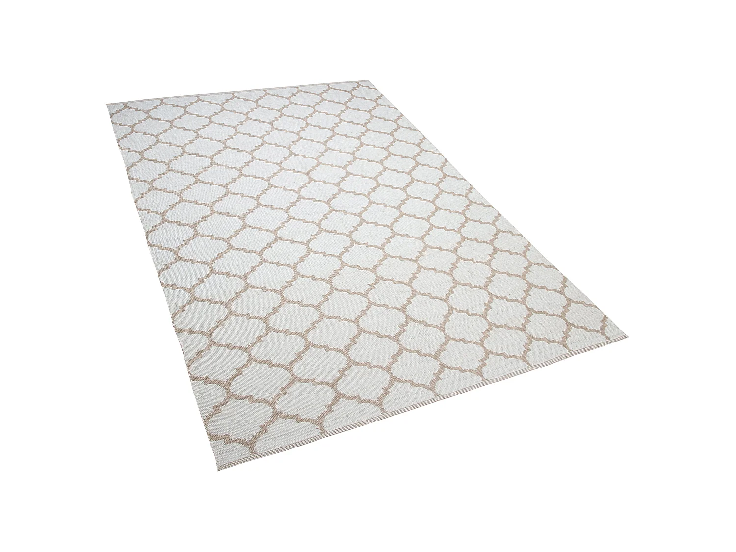 Outdoor Rug AKSU Beige 140 x 200 cm Reversible