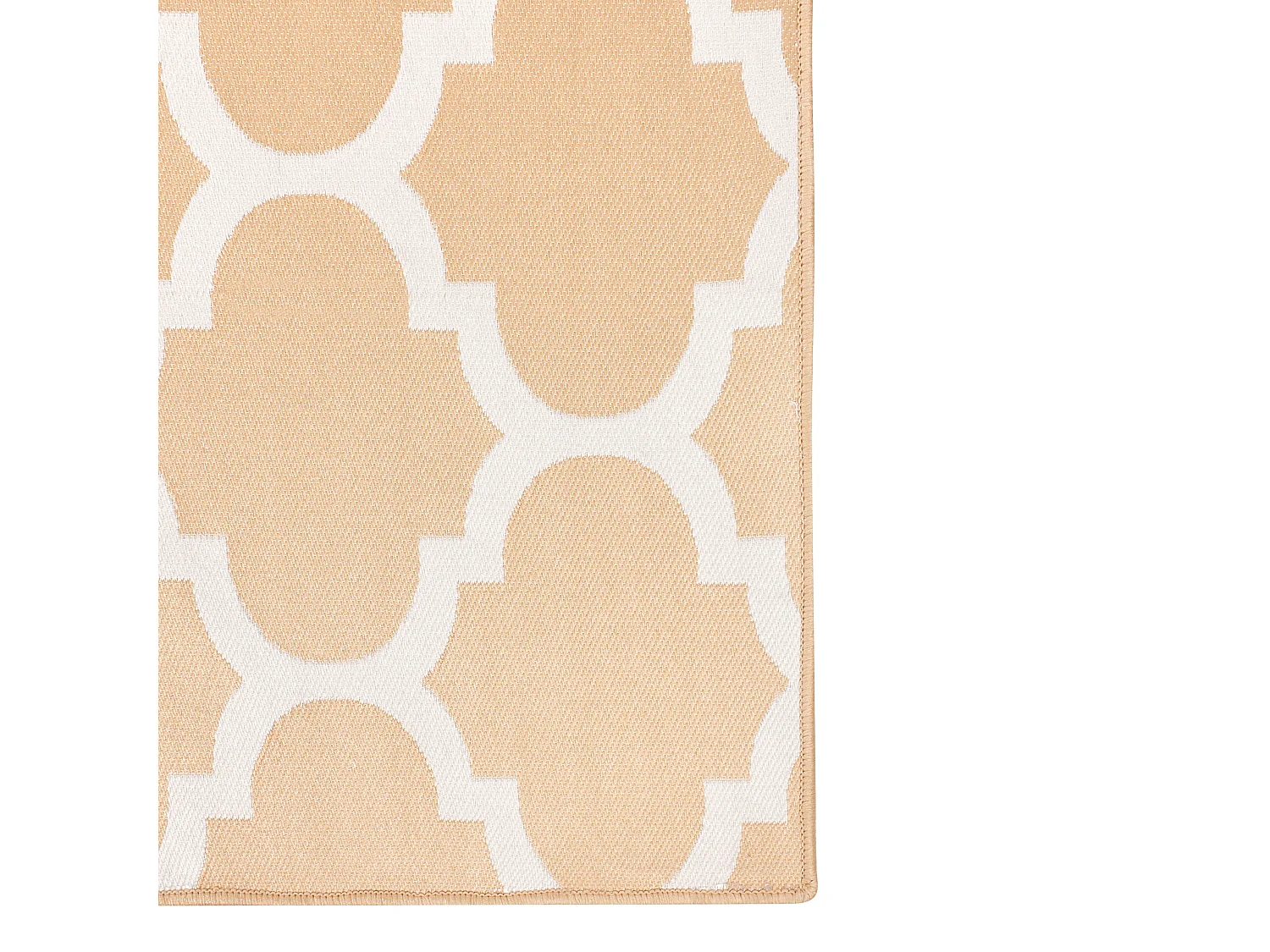 Utomhusmatta AKSU Beige 140 x 200 cm Dubbelsidig