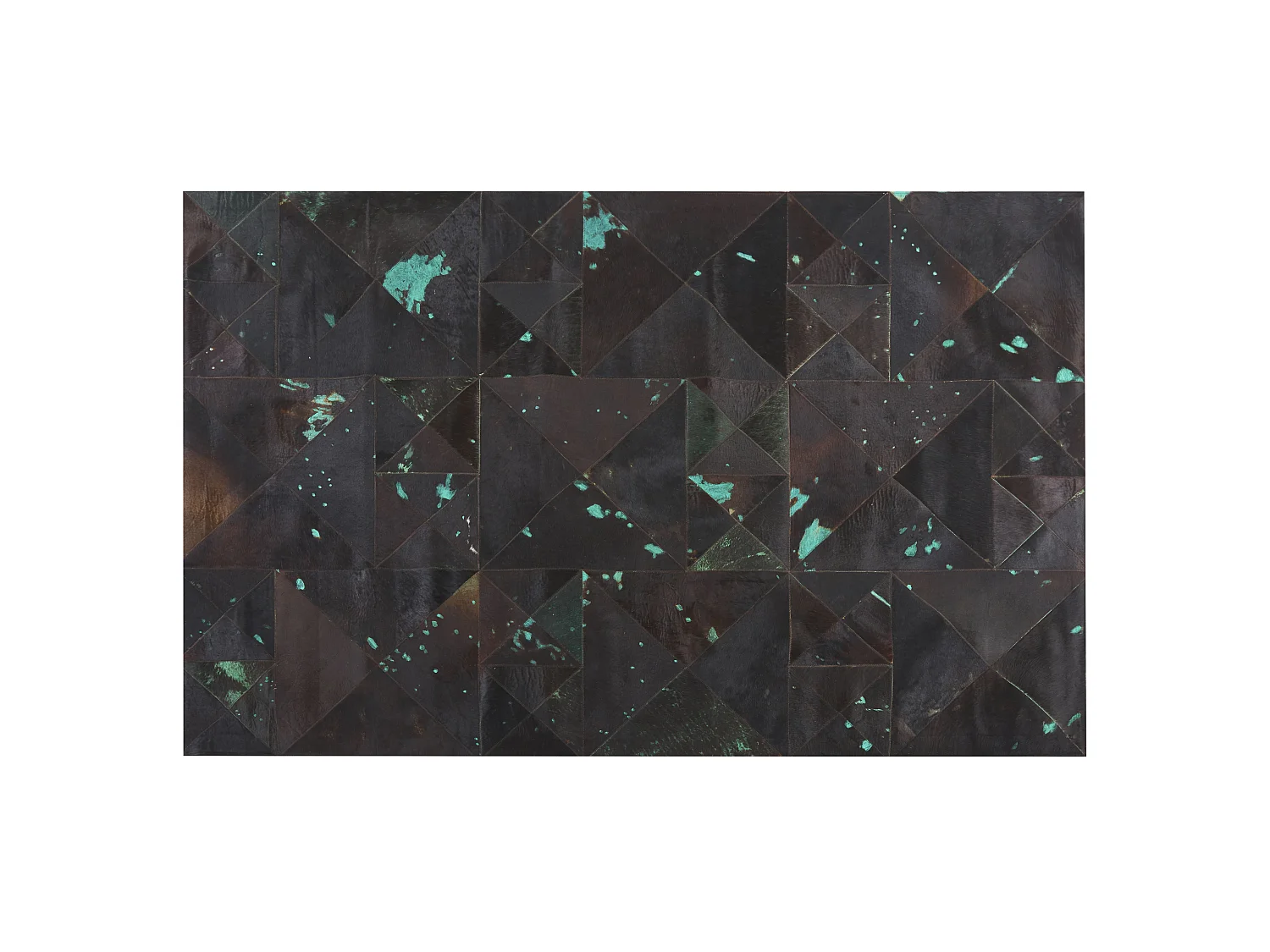 Tapis ATALAN 140 x 200 cm Cuir Marron