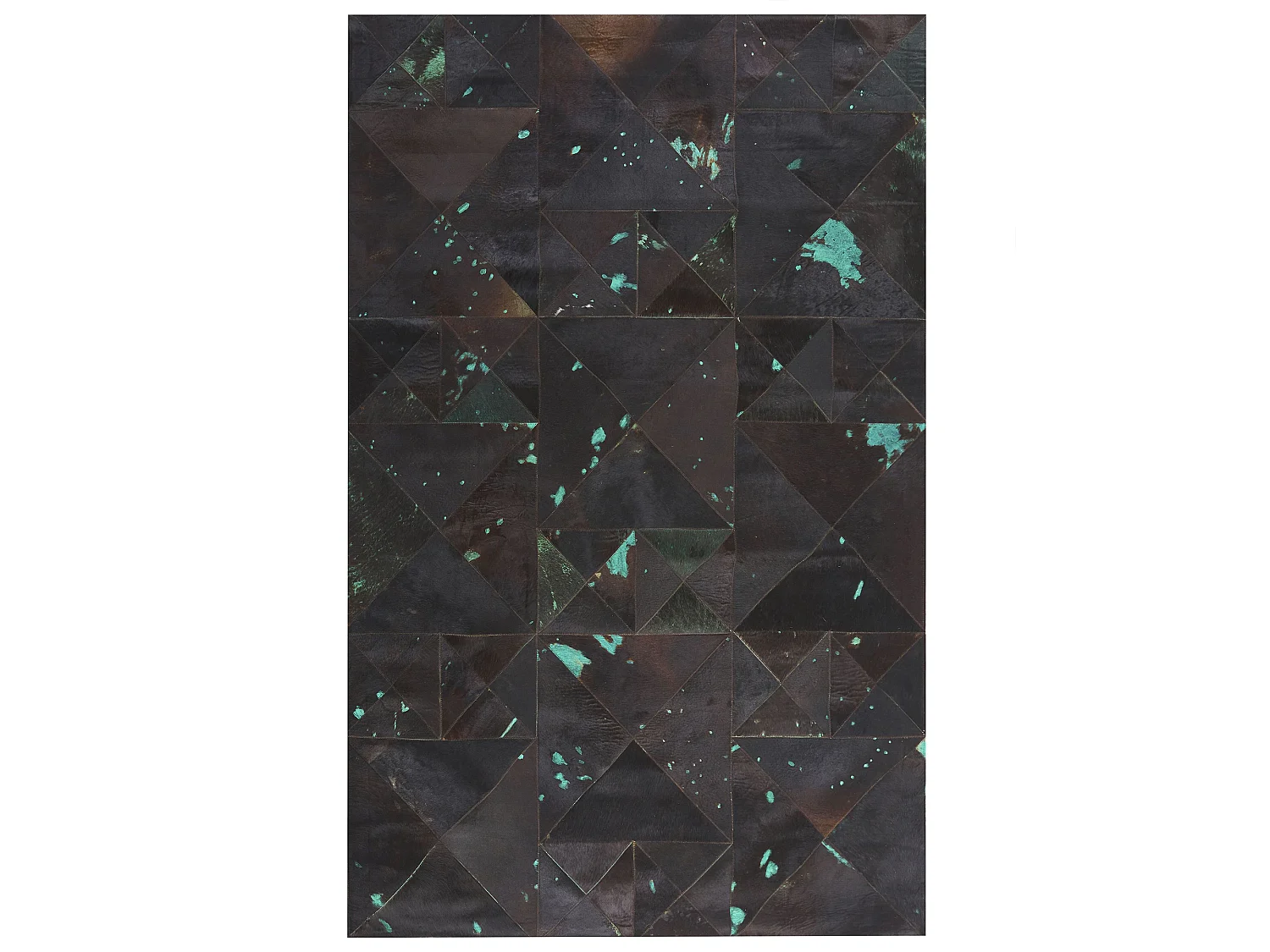Tapis ATALAN 140 x 200 cm Cuir Marron