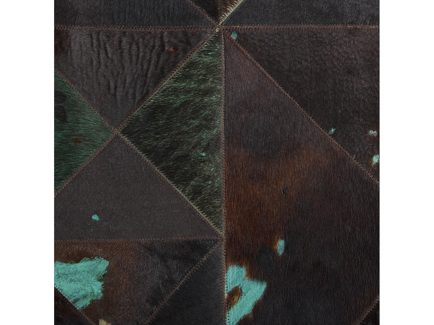 Tapis ATALAN 140 x 200 cm Cuir Marron