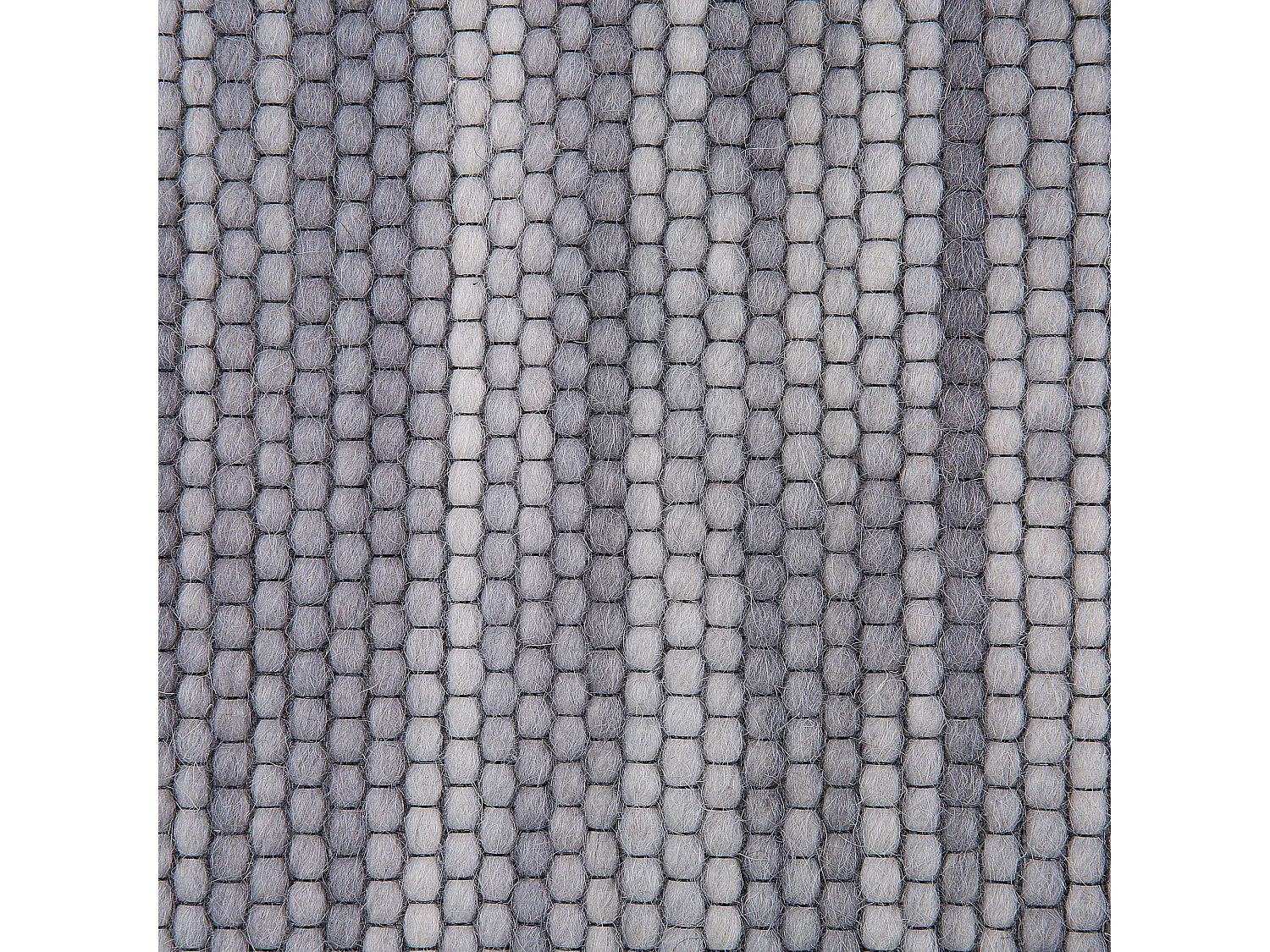 Tapis KAPAKLI Gris 140 x 200 cm Laine