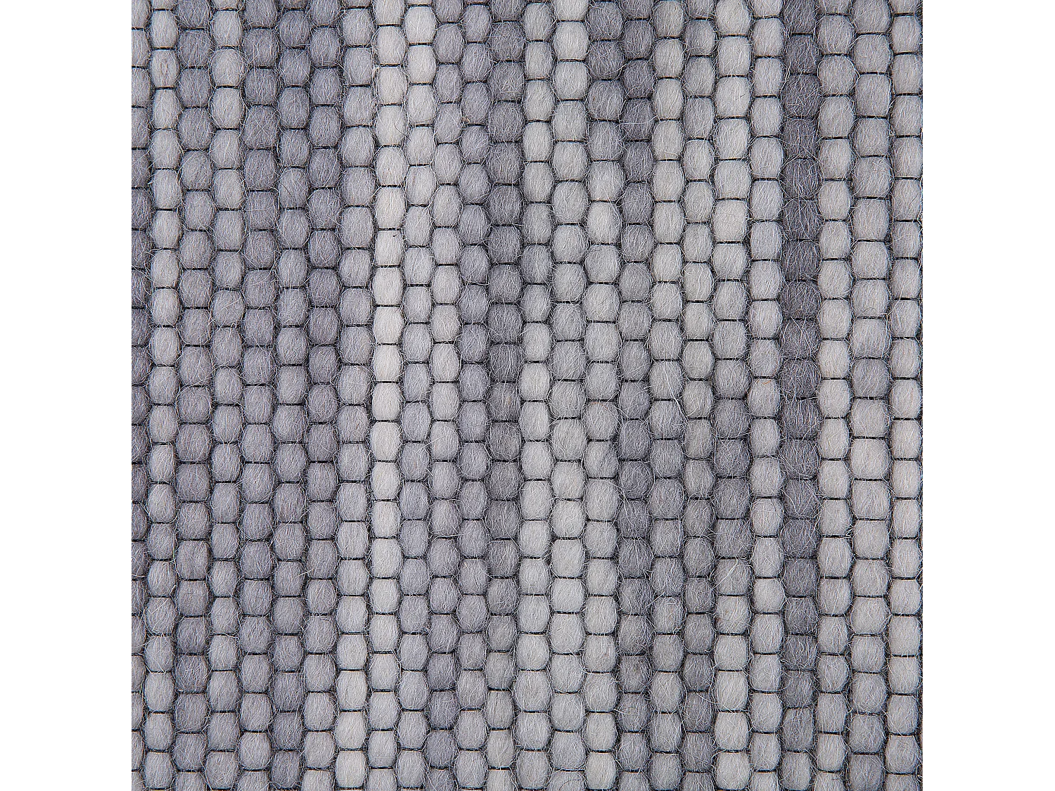 Tapete de lã cinzento 140 x 200 cm KAPAKLI