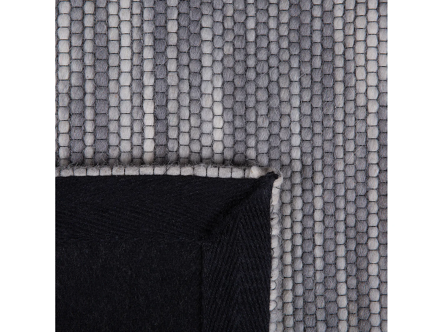 Rug KAPAKLI Grey 140 x 200 cm Wool