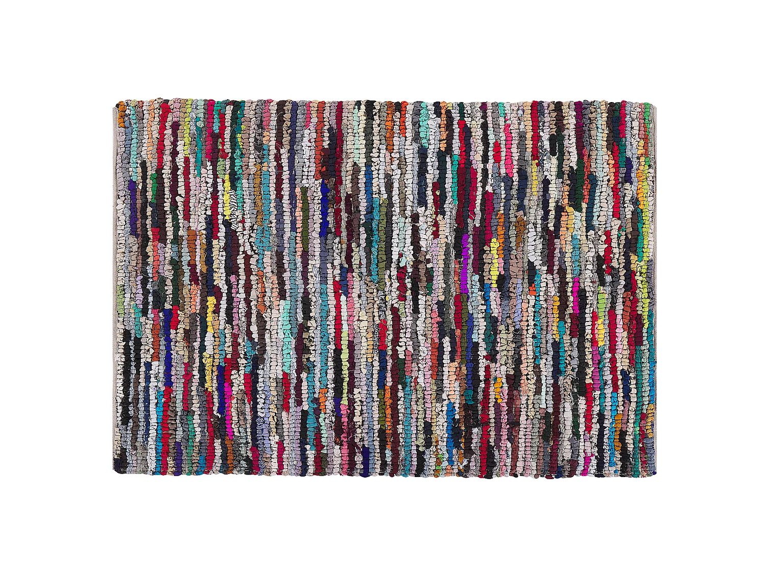 Tapis bariolé 140 x 200 cm multicolore BAFRA