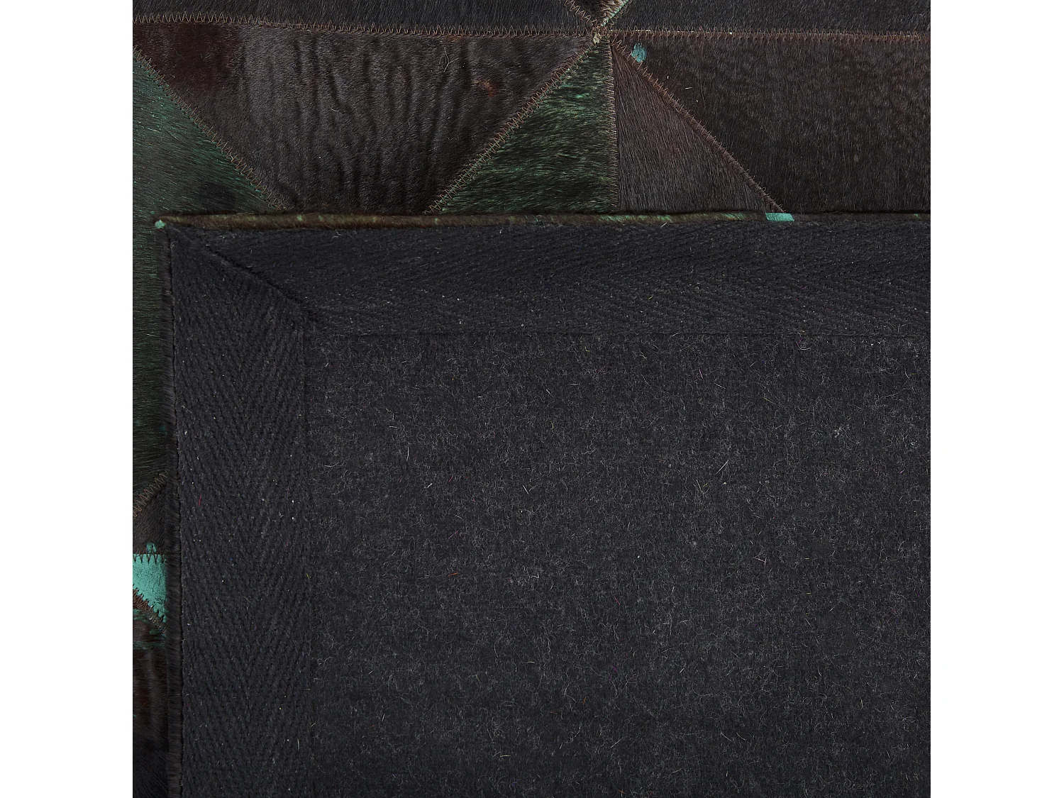 Tapis ATALAN 160 x 230 cm Cuir Marron