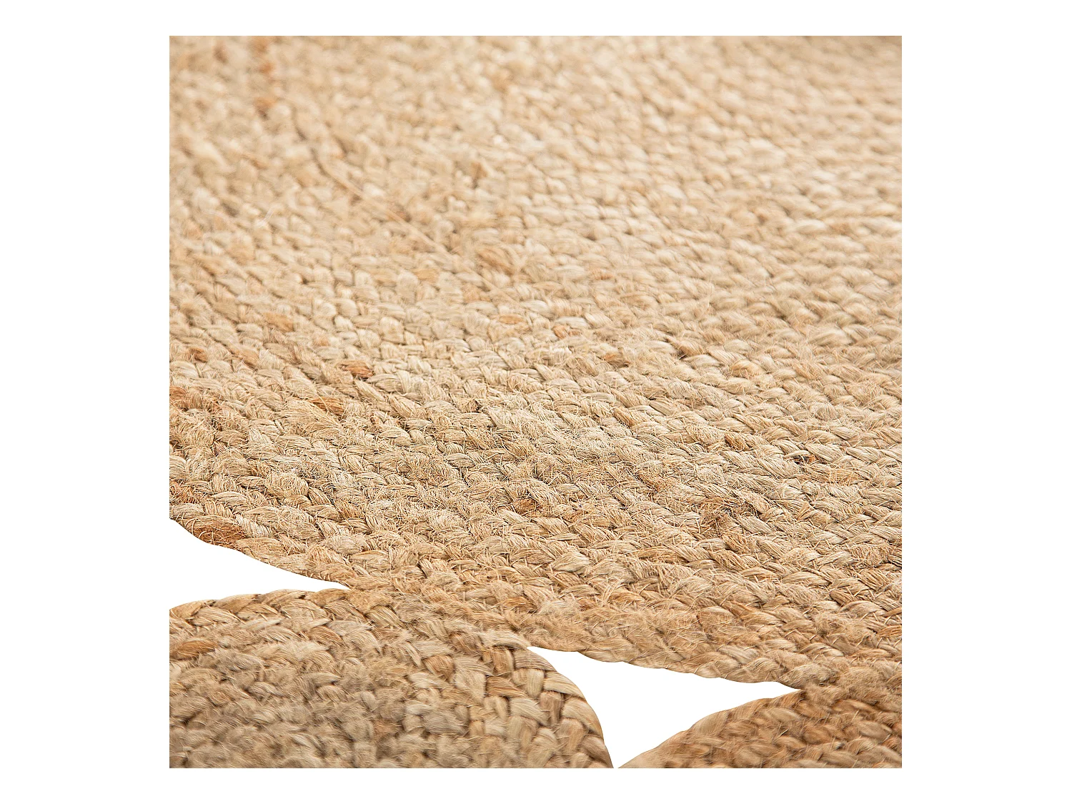 Teppich Jute beige rund dia. 120 cm Ahlat