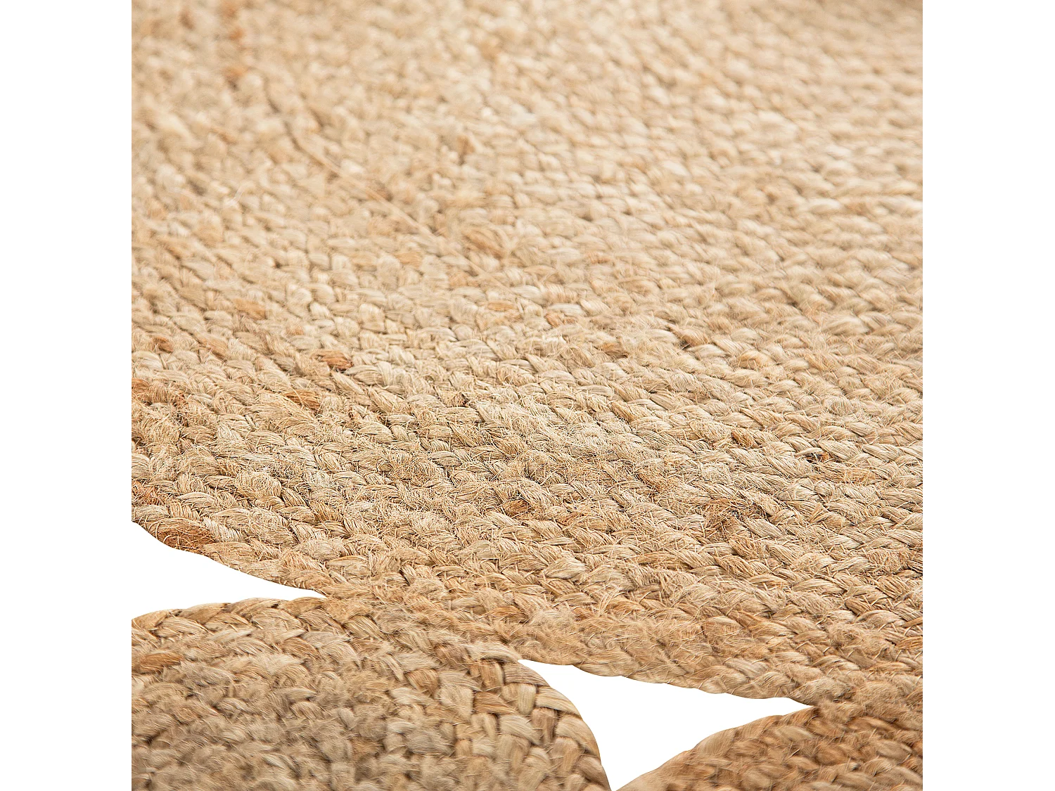 Tappeto iuta beige ø 120 cm AHLAT