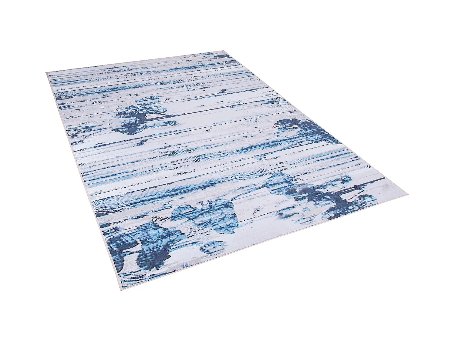 Vloerkleed polyester blauw 160 x 230 cm BURDUR