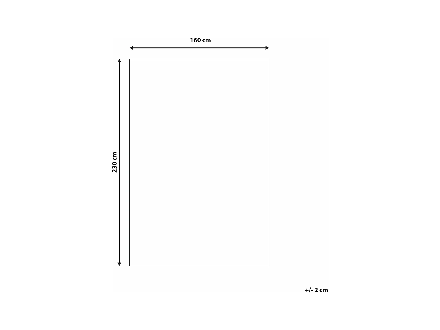 Vloerkleed polyester zwart 160 x 230 cm DEMRE