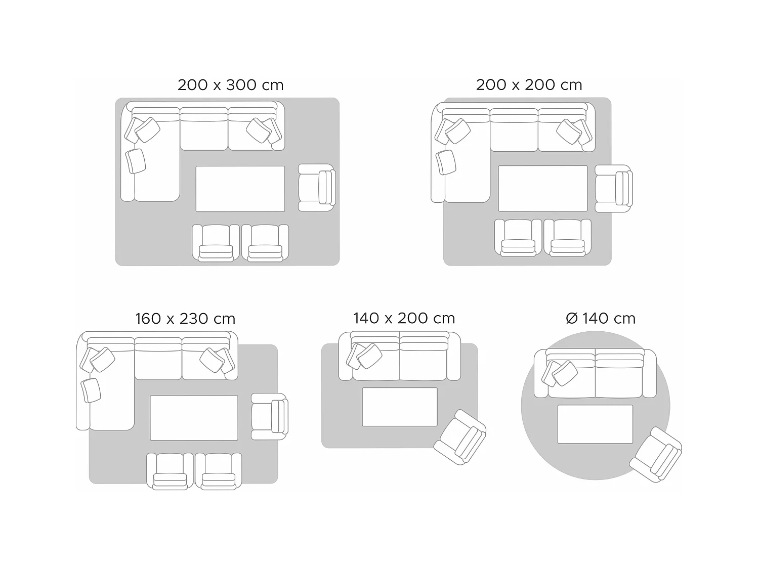 Vloerkleed DEVELI 140 x 200 cm Leer Zwart