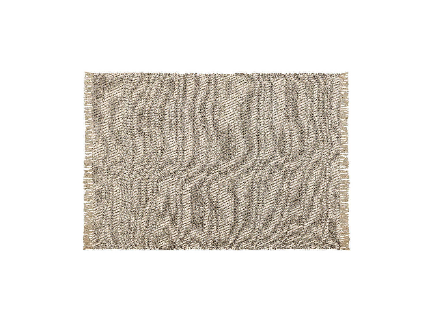 Vloerkleed ALADAG 140 x 200 cm Jute Beige