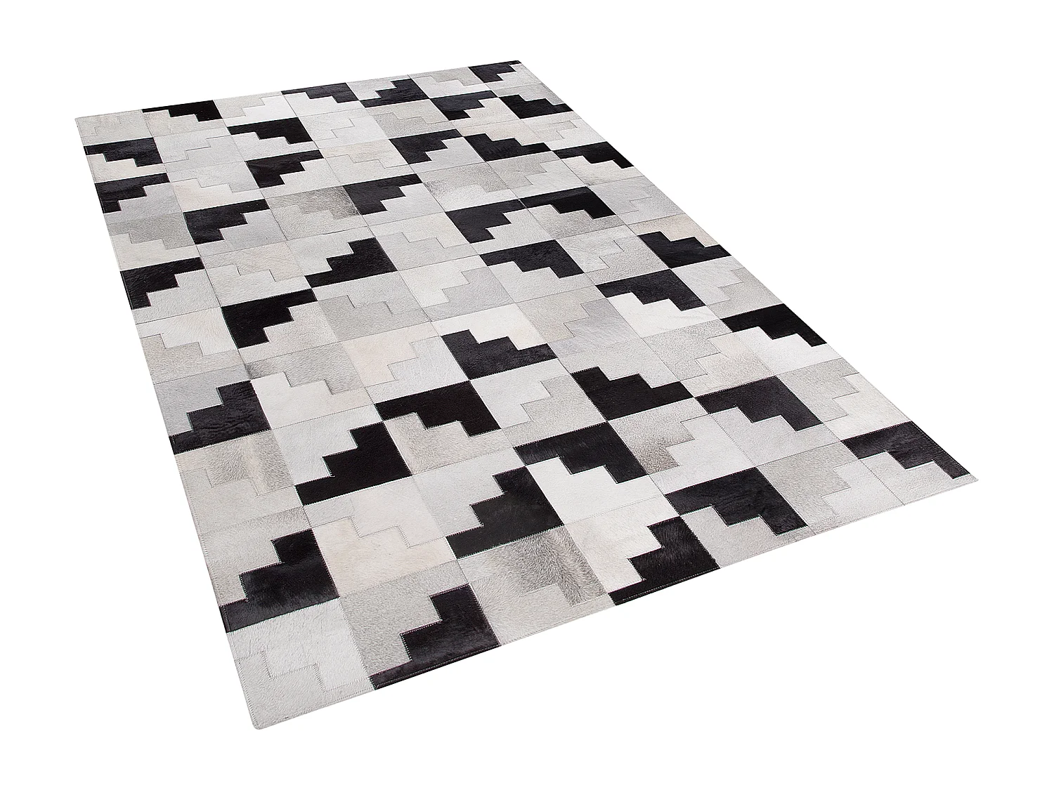 Tapis EFIRLI Gris 140 x 200 cm Cuir