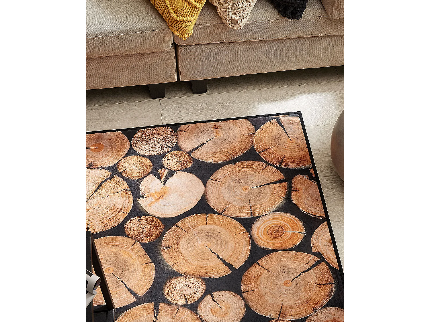 Tapis KARDERE Marron 80 x 150 cm