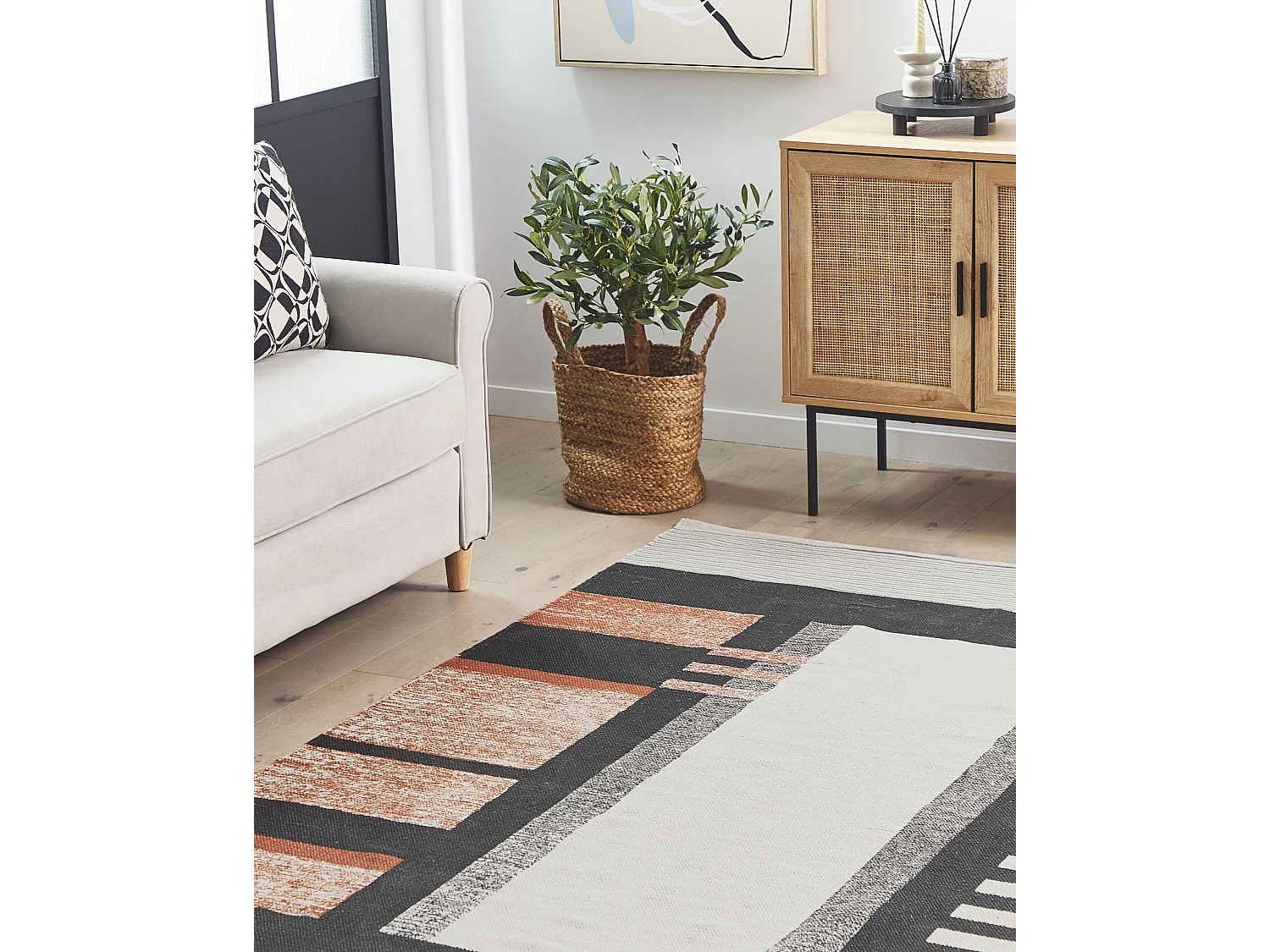 Tapis KAKINADA Multicolore 160 x 230 cm Coton