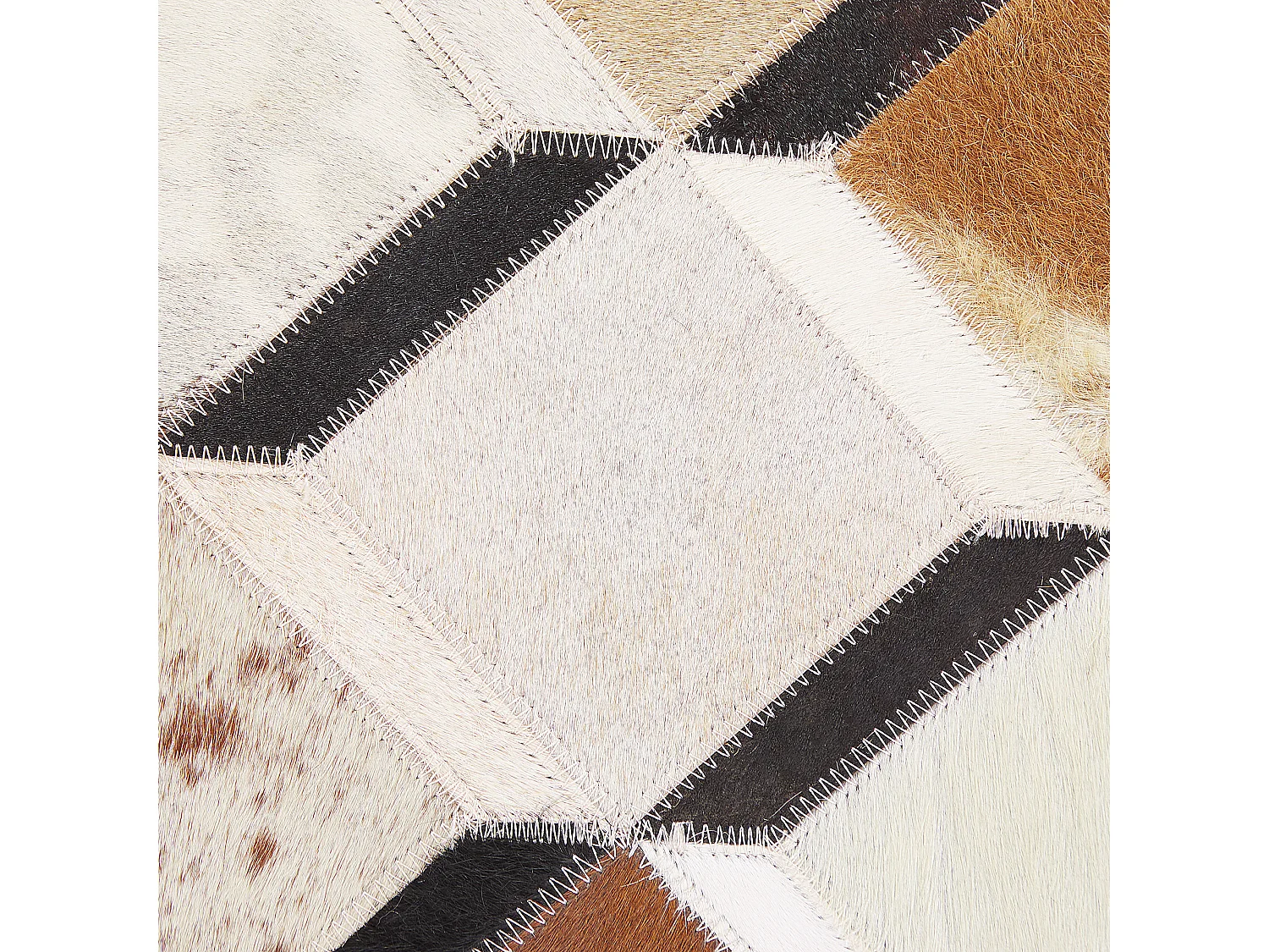 Alfombra SERINOVA 140 x 200 cm Piel Marrón