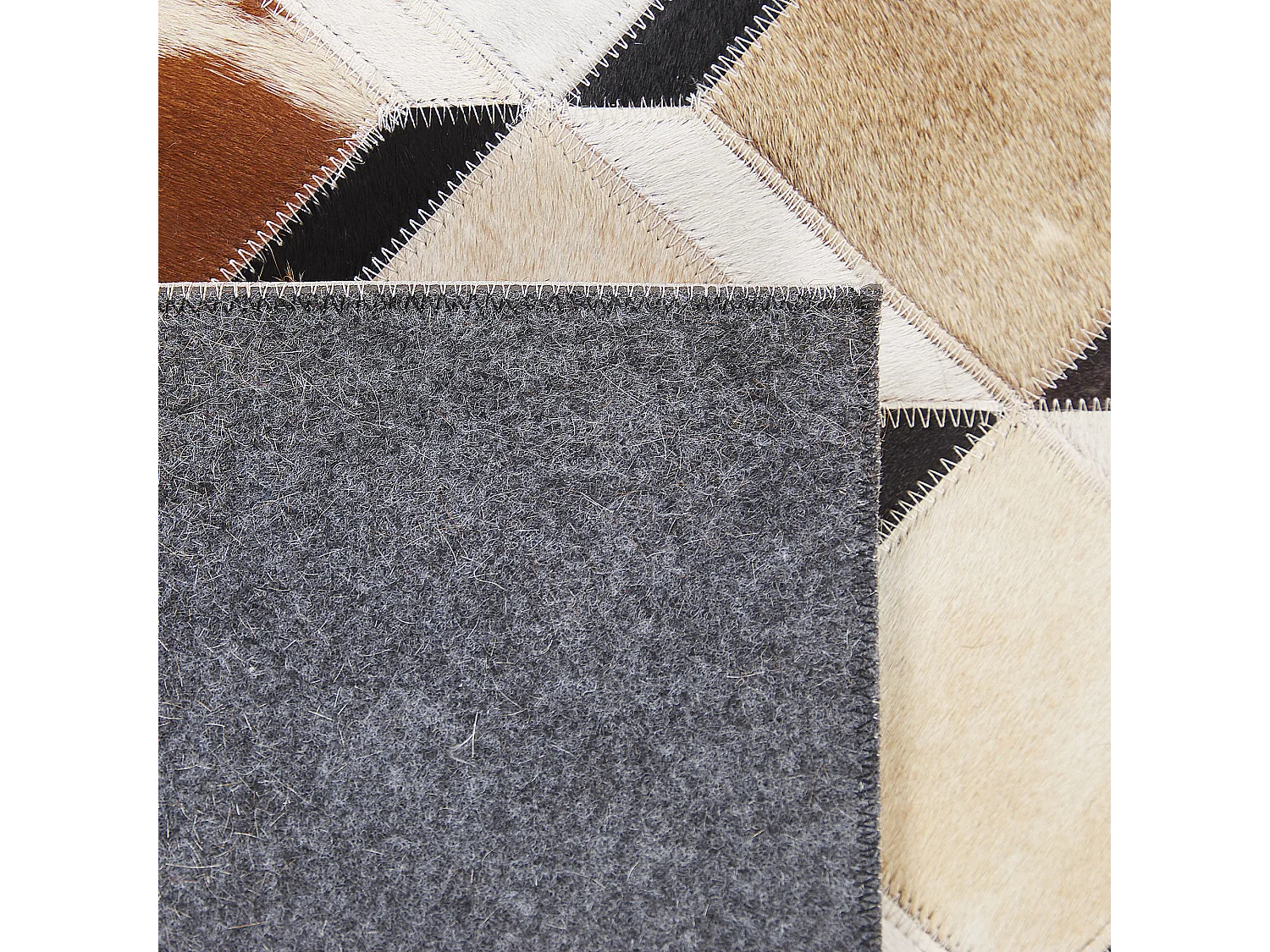 Tapete SERINOVA 140 x 200 cm Pele Castanho