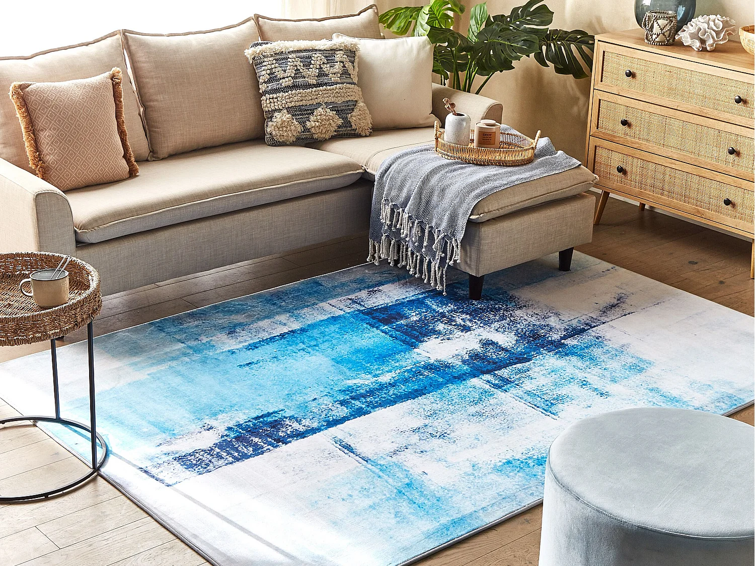 Rug TRABZON Blue 160 x 230 cm