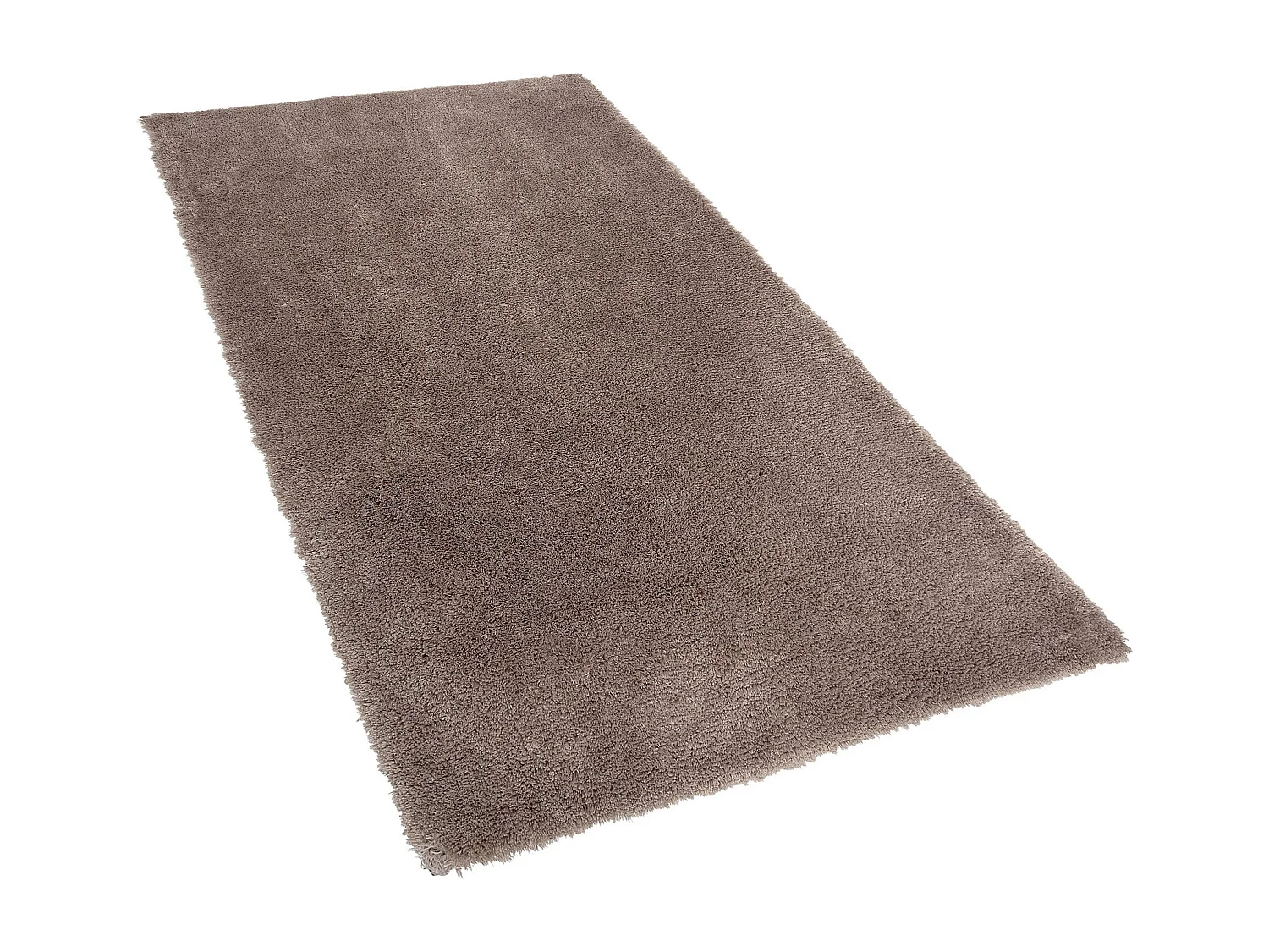 Tapis à poils longs EVREN Marron clair 80 x 150 cm