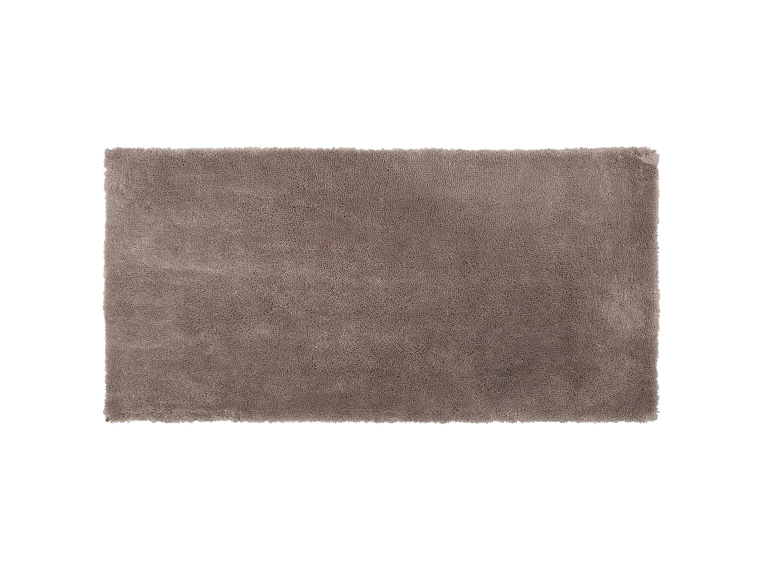 Vloerkleed polyester lichtbruin 80 x 150 cm EVREN