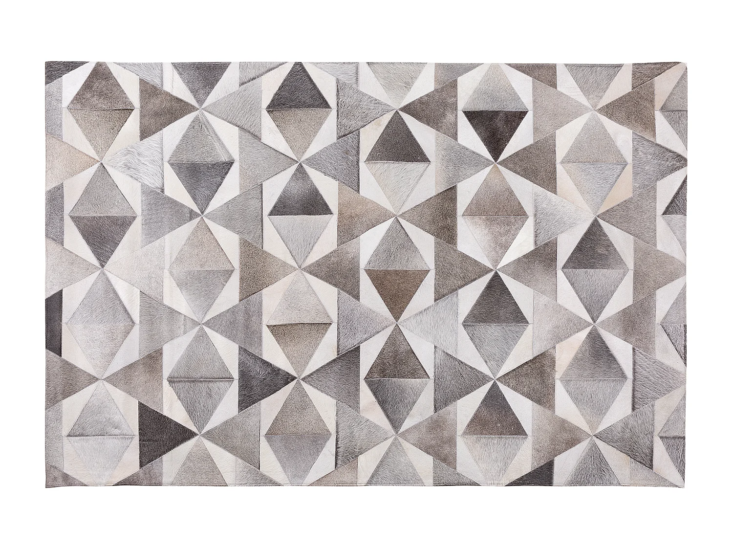 Tapis ALAKA Gris 160 x 230 cm Cuir