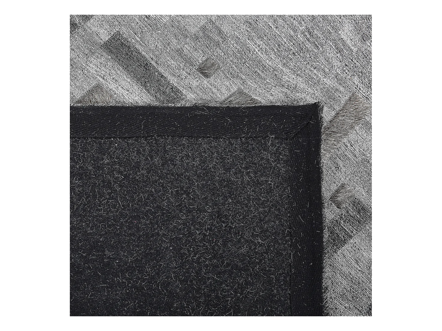 Vloerkleed DARA 140 x 200 cm Viscose Grijs