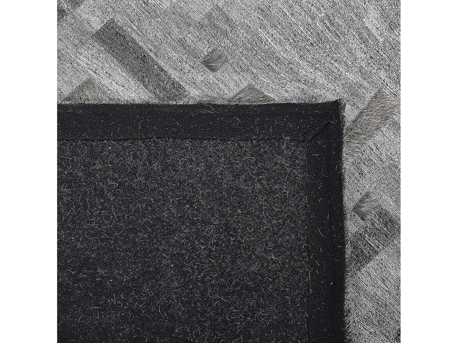 Vloerkleed DARA 140 x 200 cm Viscose Grijs